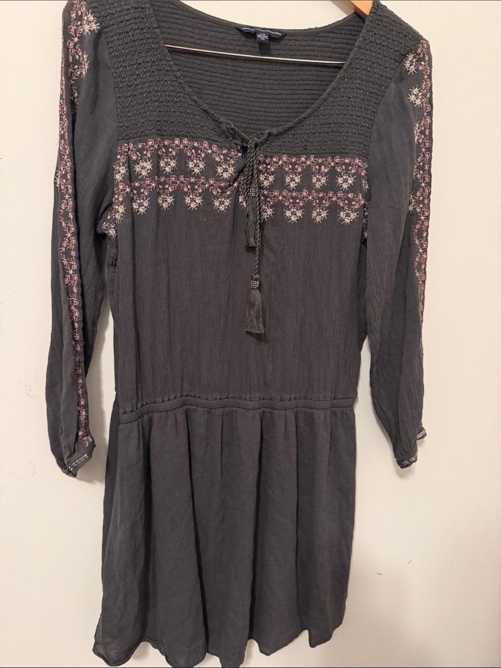 American Eagle boho Mini Dress Size Large
